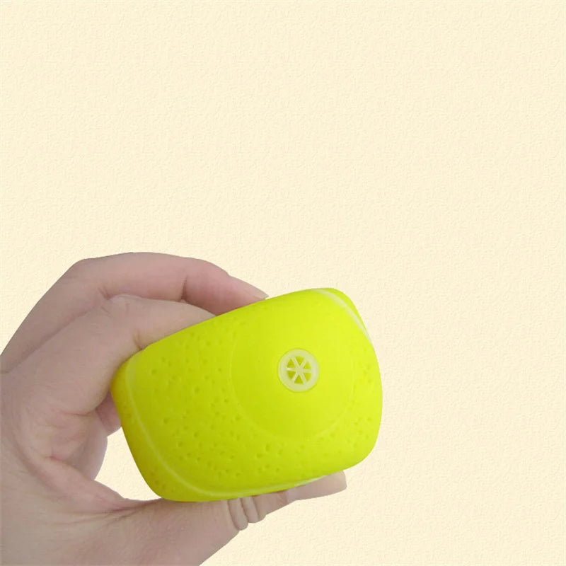 1 pçs diâmetro 6cm guinchado cão de estimação bola brinquedos para cães pequenos borracha mastigar brinquedo do filhote de cachorro material do cão brinquedos para cães brinquedos