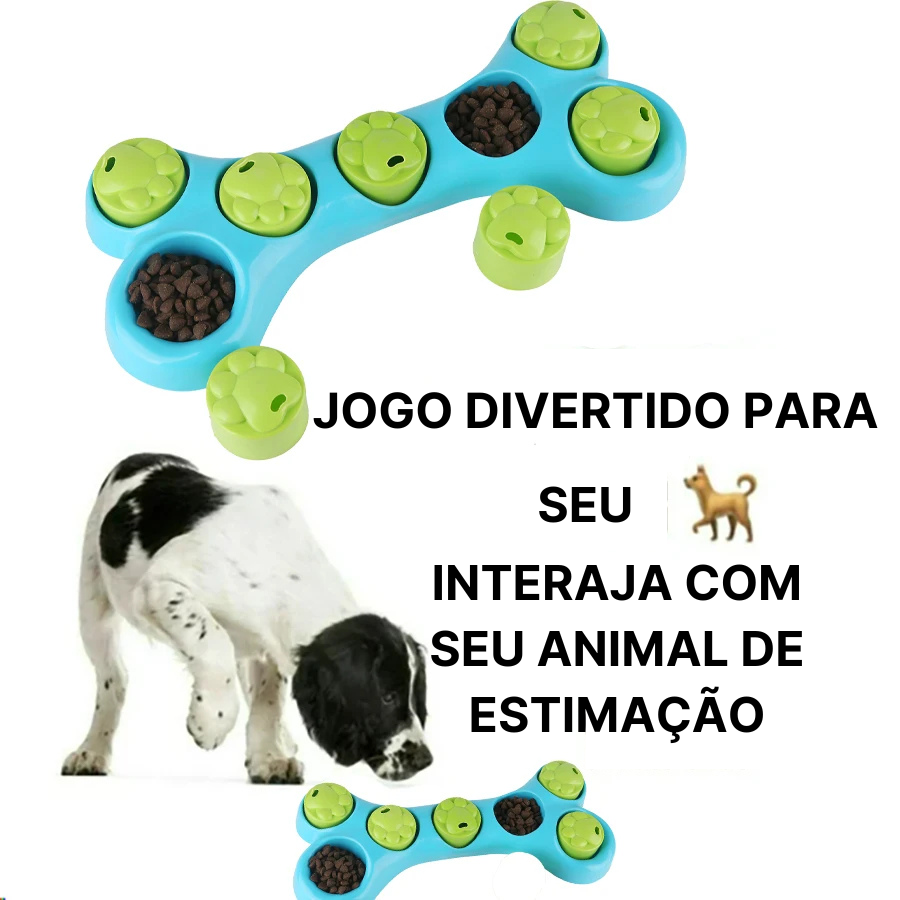 Brinquedo Interativo para Cães - Enriquecimento e Diversão