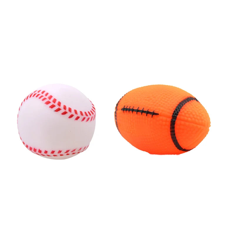 1 pçs diâmetro 6cm guinchado cão de estimação bola brinquedos para cães pequenos borracha mastigar brinquedo do filhote de cachorro material do cão brinquedos para cães brinquedos