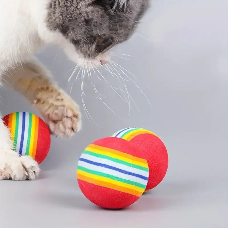 Bolas Interativas de Espuma para Gatos - Colleira