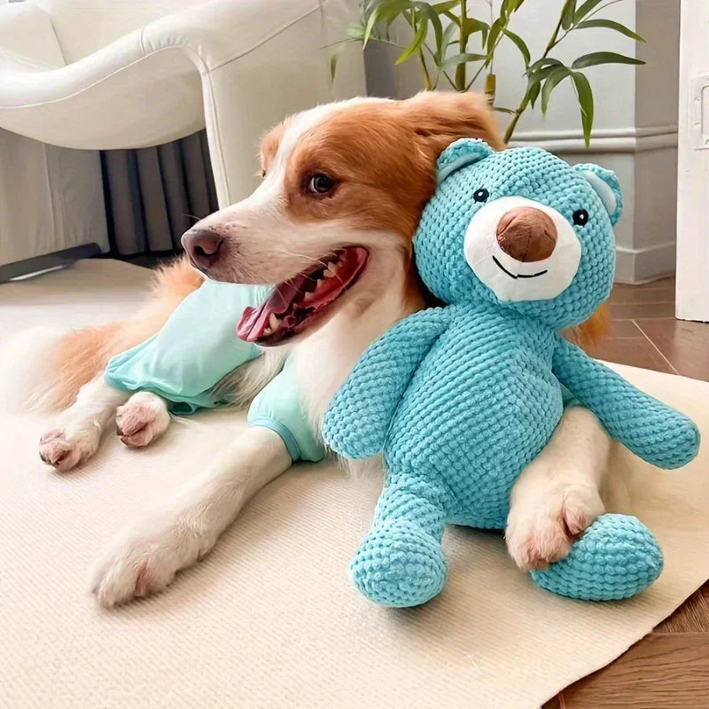 Brinquedo de Pelúcia Urso com Som para Cães - Colleira