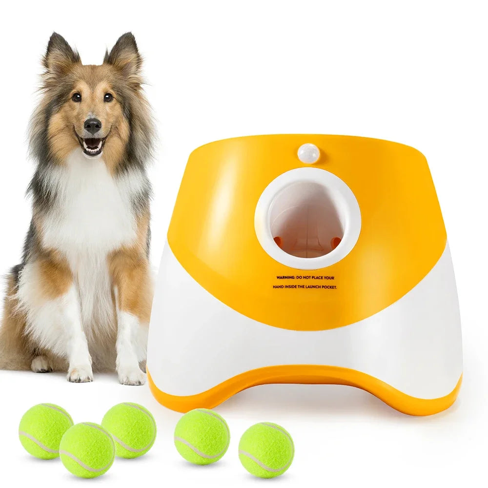 Ball Launcher para cães pequenos, Dog Thrower, Interaction Toys, Tennis Ball Launcher, Pet Acessórios, Distância 10 m-30 m