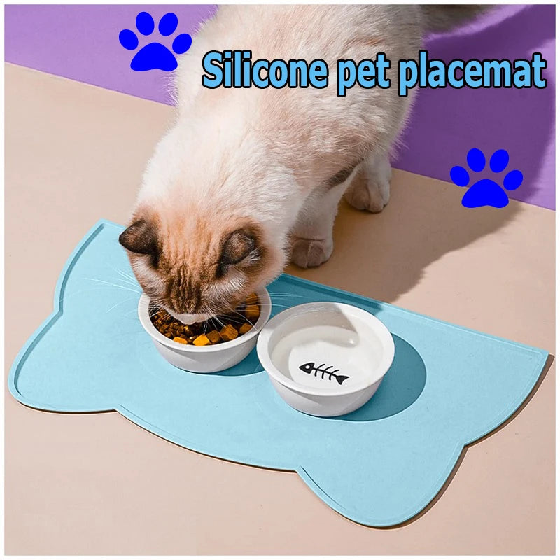 Tapete Impermeável de Silicone para Alimentação Pet