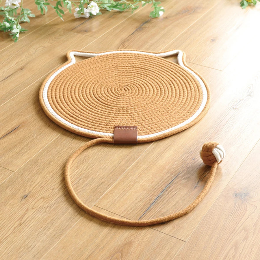 1pc gato scratcher esteira, piso horizontal gato coçar almofadas tapete para gatos internos, protetor de móveis de gato para tapetes de parede sofás