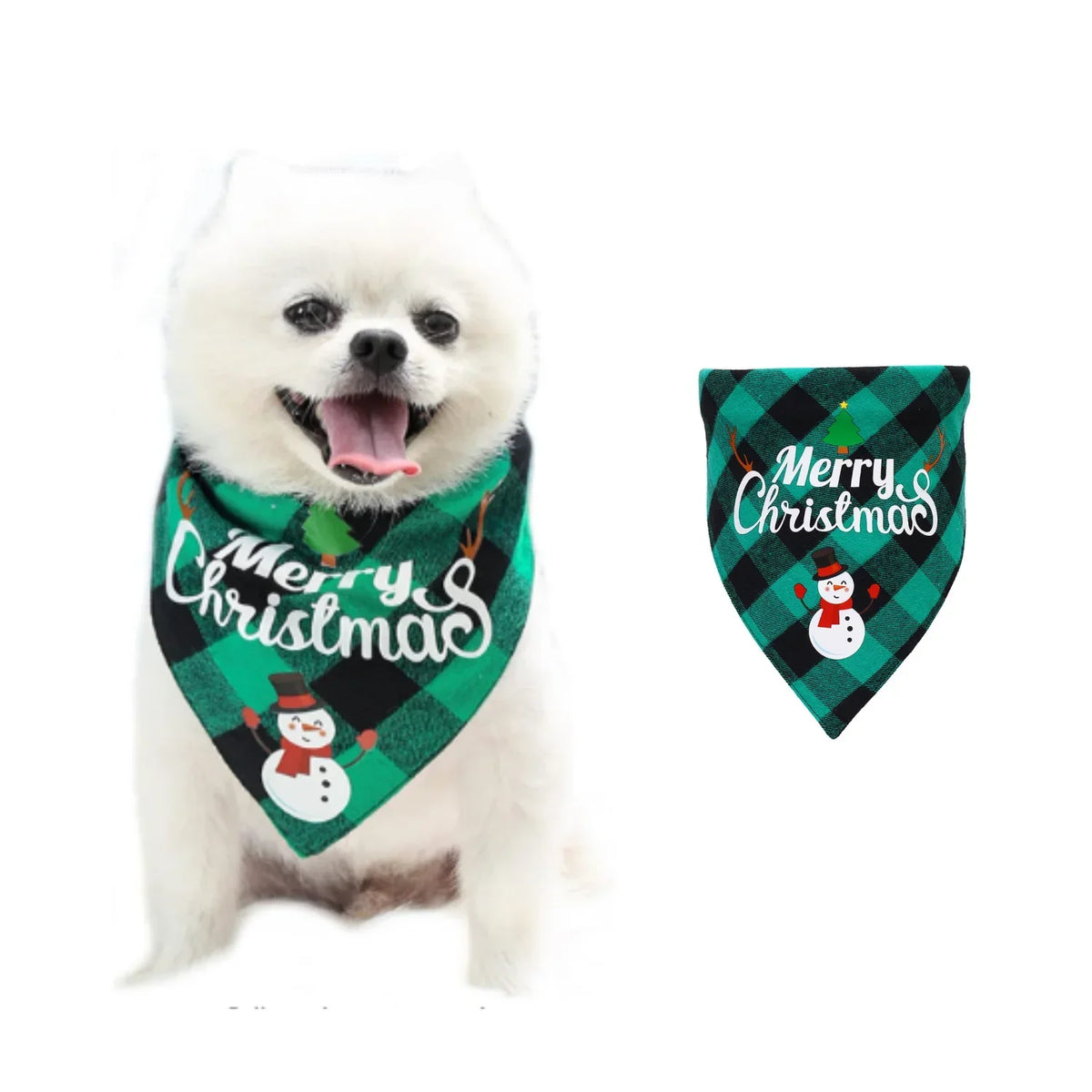 Bandana Natalina para Cães - Estilo Festivo Colleira