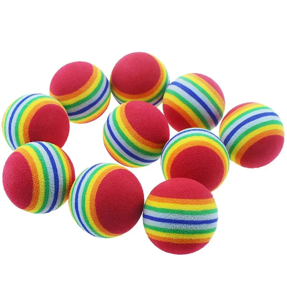 Bolas de brinquedo interativas para gatos internos, melhor gatinho, presente favorito, bola de espuma macia, perseguição silenciosa, brincando de gatos, coisas para animais de estimação