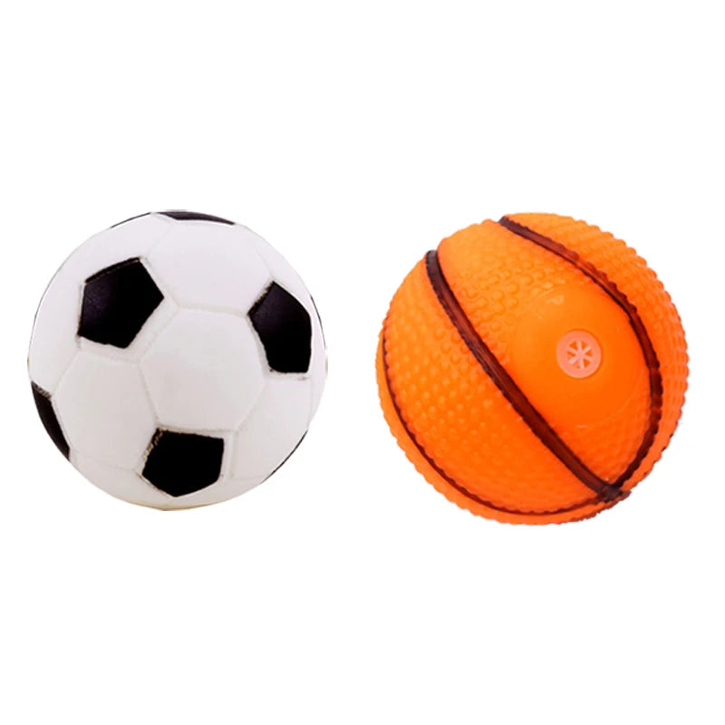 1 pçs diâmetro 6cm guinchado cão de estimação bola brinquedos para cães pequenos borracha mastigar brinquedo do filhote de cachorro material do cão brinquedos para cães brinquedos